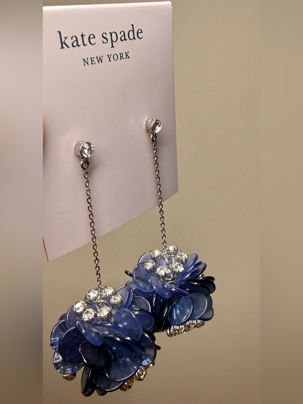 Kate Spade Blooming Bouquet floral cluster drop earrings NWT $88 - Picture 2 of 7